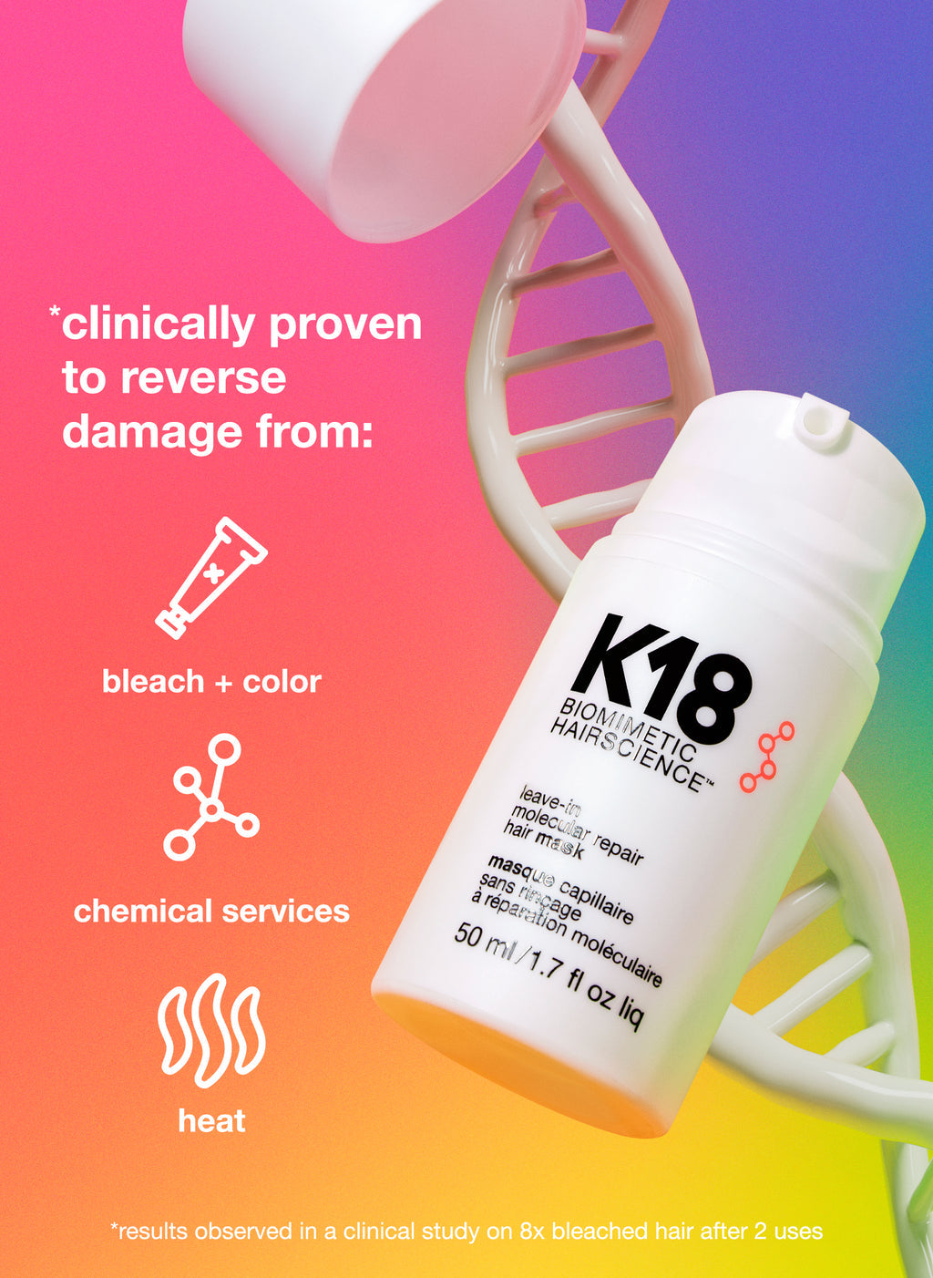 K18 Leave-In Molecular Repair Mask 50ml