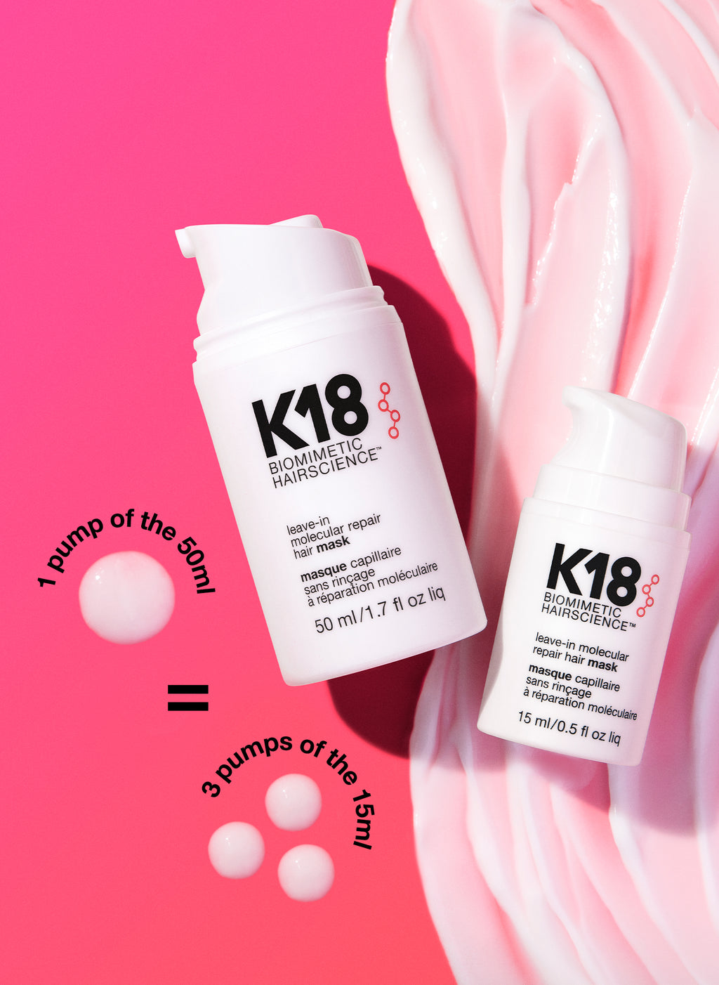 K18 Leave-In Molecular Repair Mask 15ml