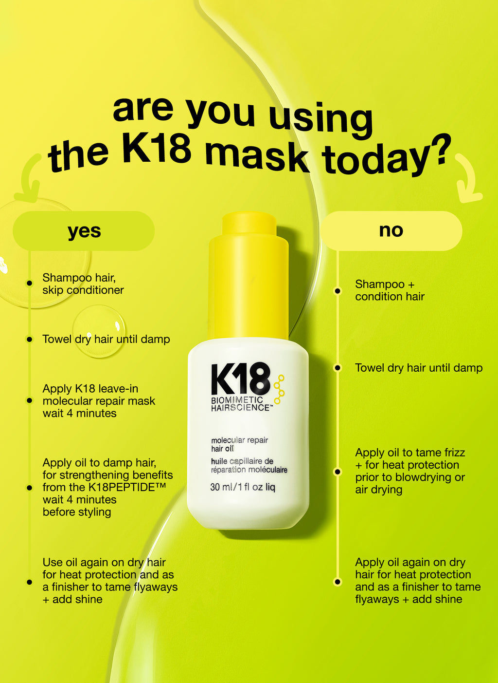 K18 Molecular Repair Hair Oil 30ml