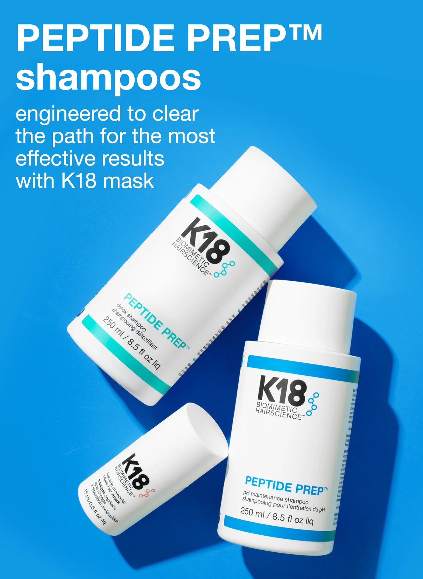K18 PEPTIDE PREP™ Detox Shampoo 250ml