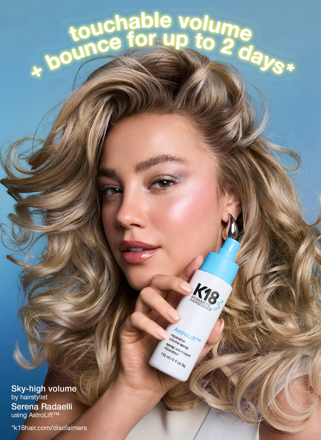 K18 ASTROLIFT™ REPARATIVE VOLUME SPRAY | FREE 1pc K18 Hair Mask 5ml