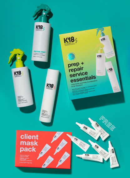 K18 PRO Prep + Repair Service Essentials Kit